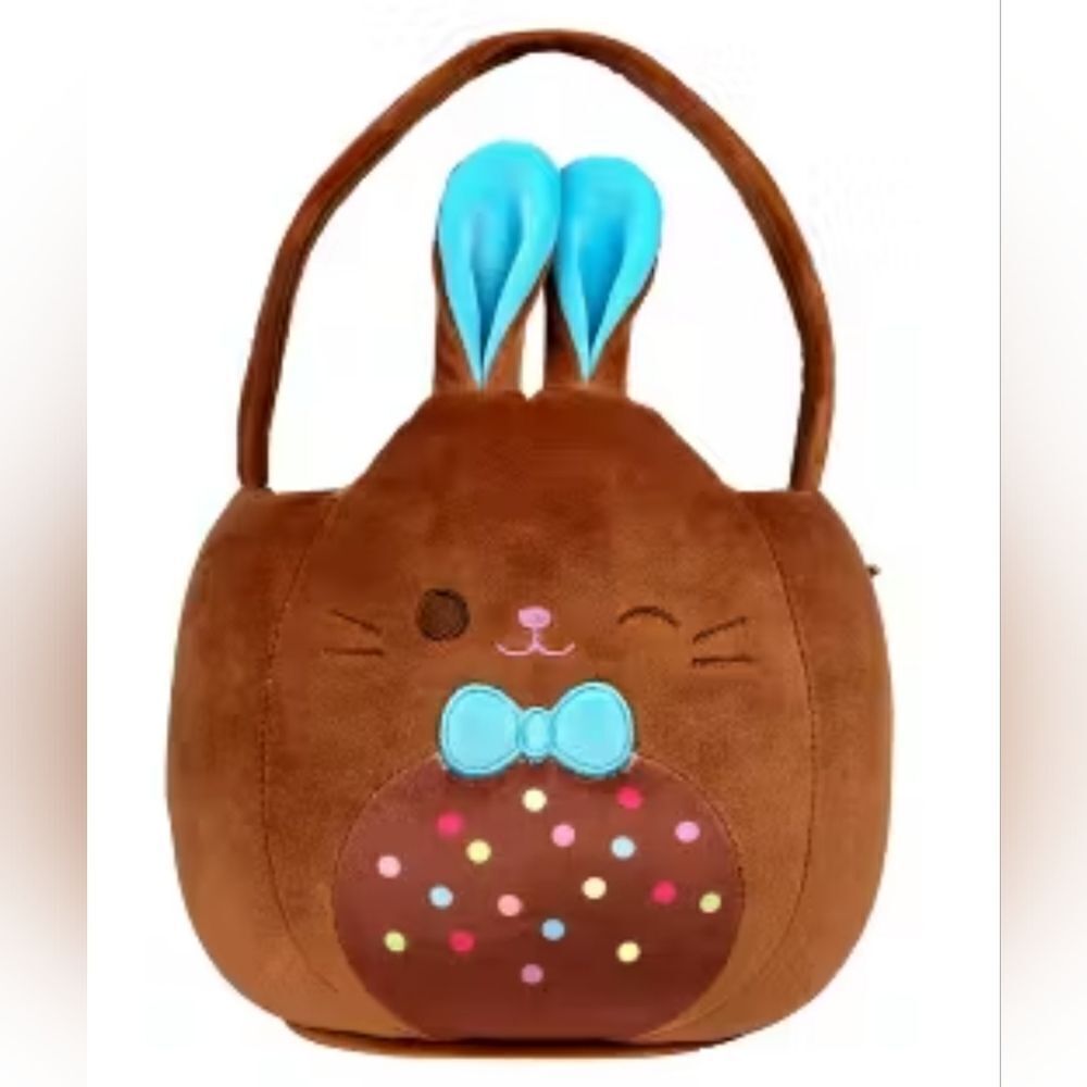 NWT Squishmallow new release 2025 brown Bunny Lancelot Peter Bunny Easter Basket